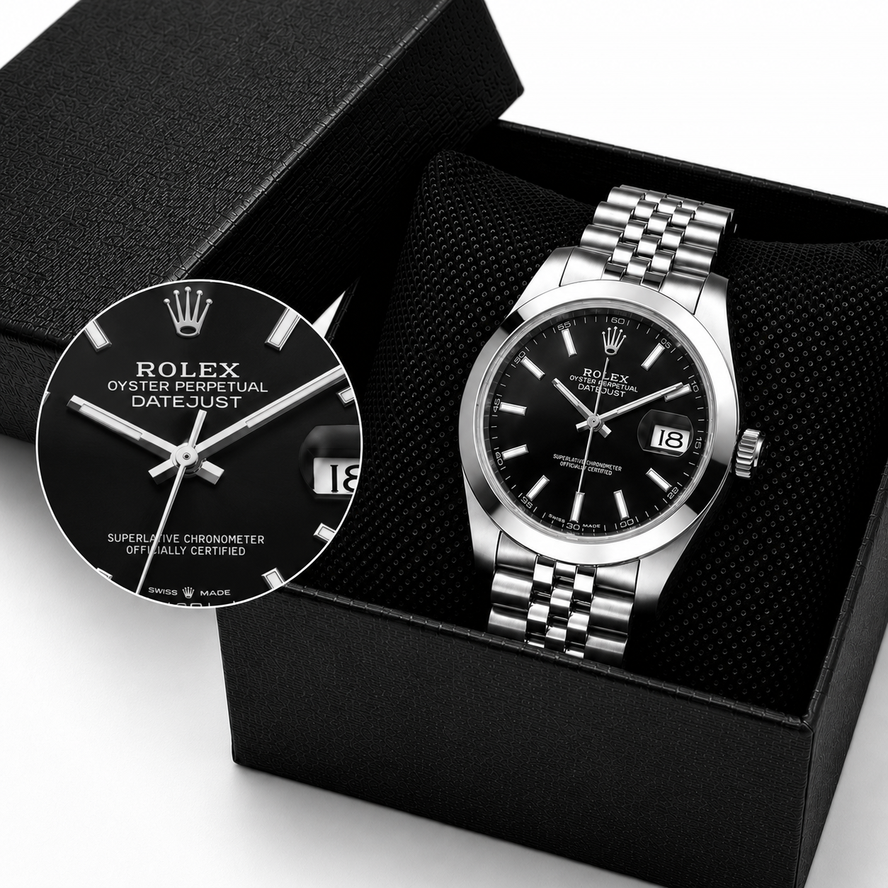 Rolex Datejust Black Edition – Premium Master Quality
