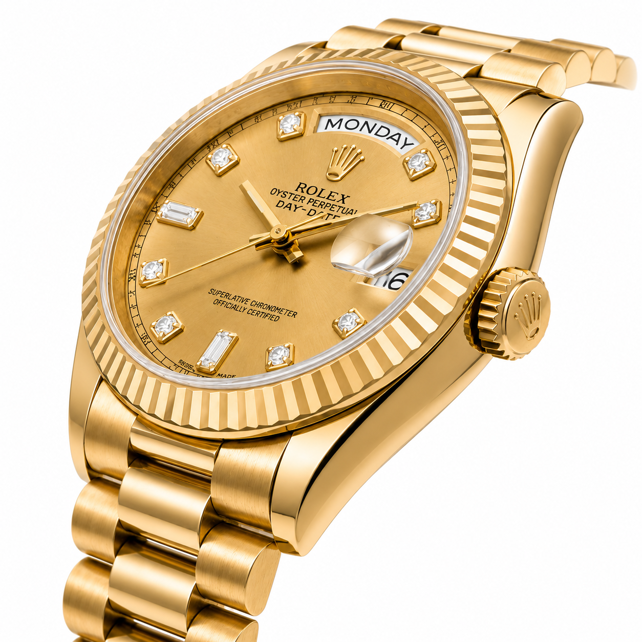 Rolex Day-Date Gold Luxury Watch – Master Quality
