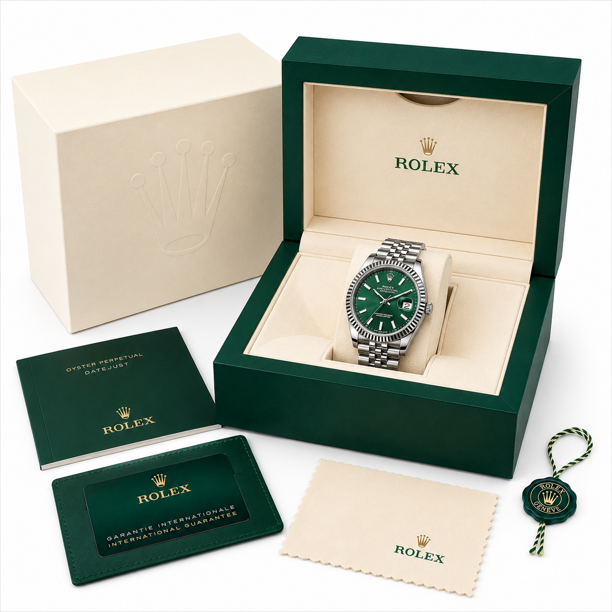 Rolex Datejust Green Dial Jubilee – Master Quality